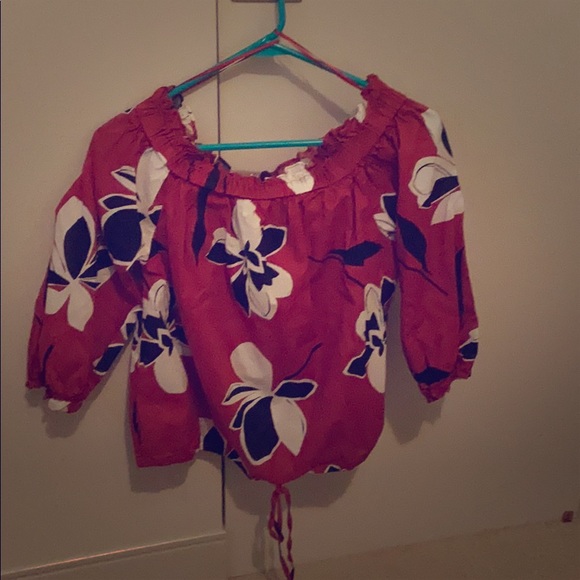 Who What Wear Tops - Floral Print Shirt